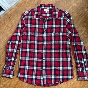Sonoma Red and Blue Plaid Men's Shirt